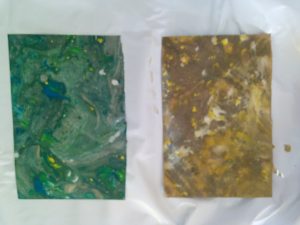 Impresion de pintura en agua 2