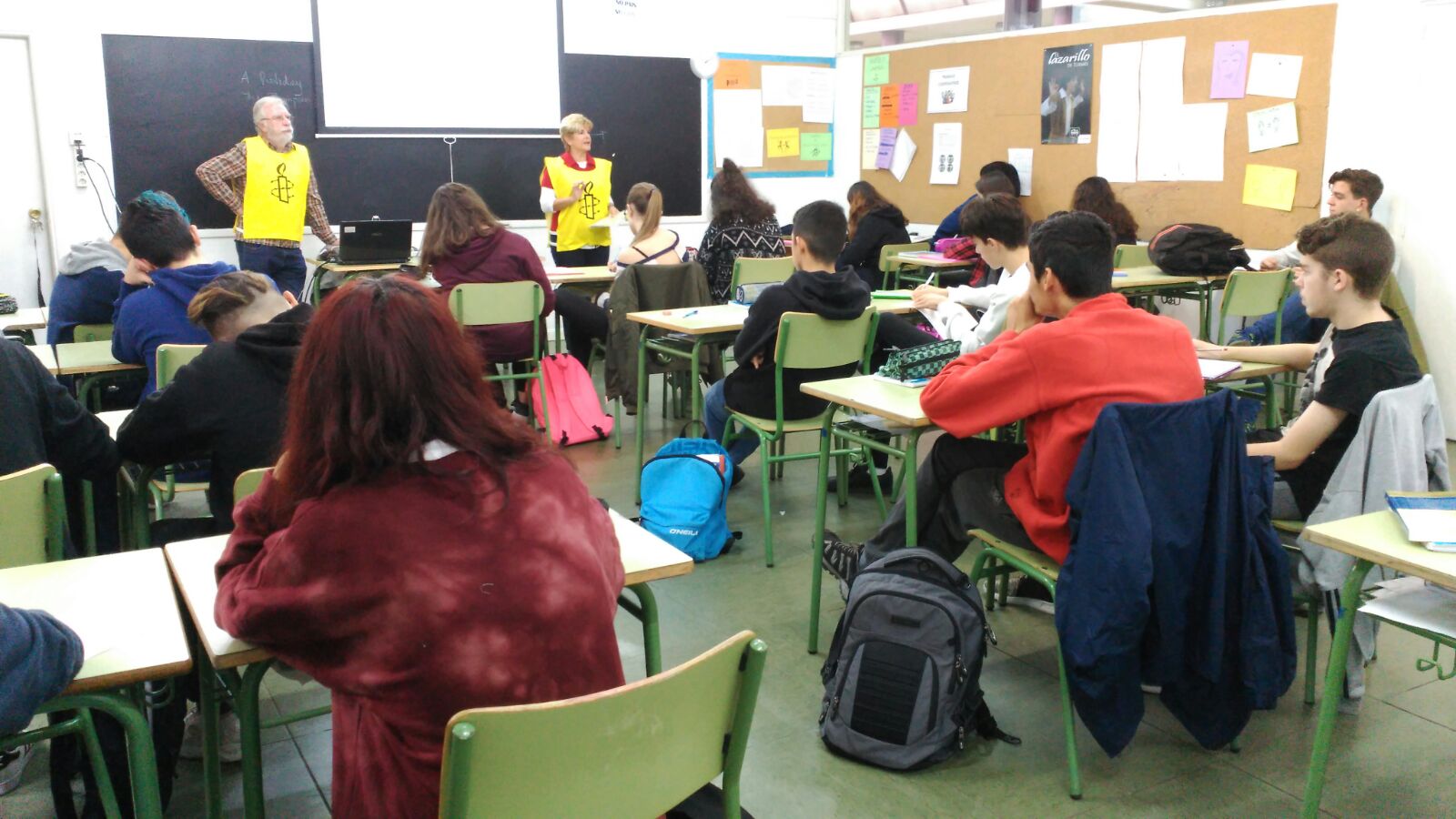 Amnistía Internacional en Secundaria