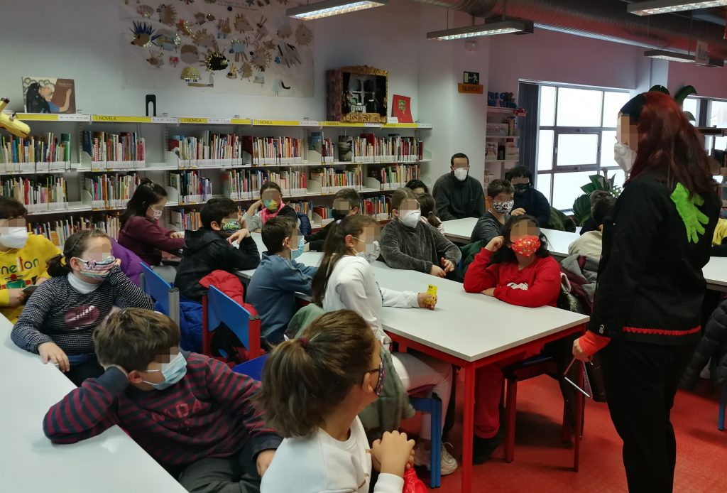 4º EP visita la Biblioteca Pública de Vallecas