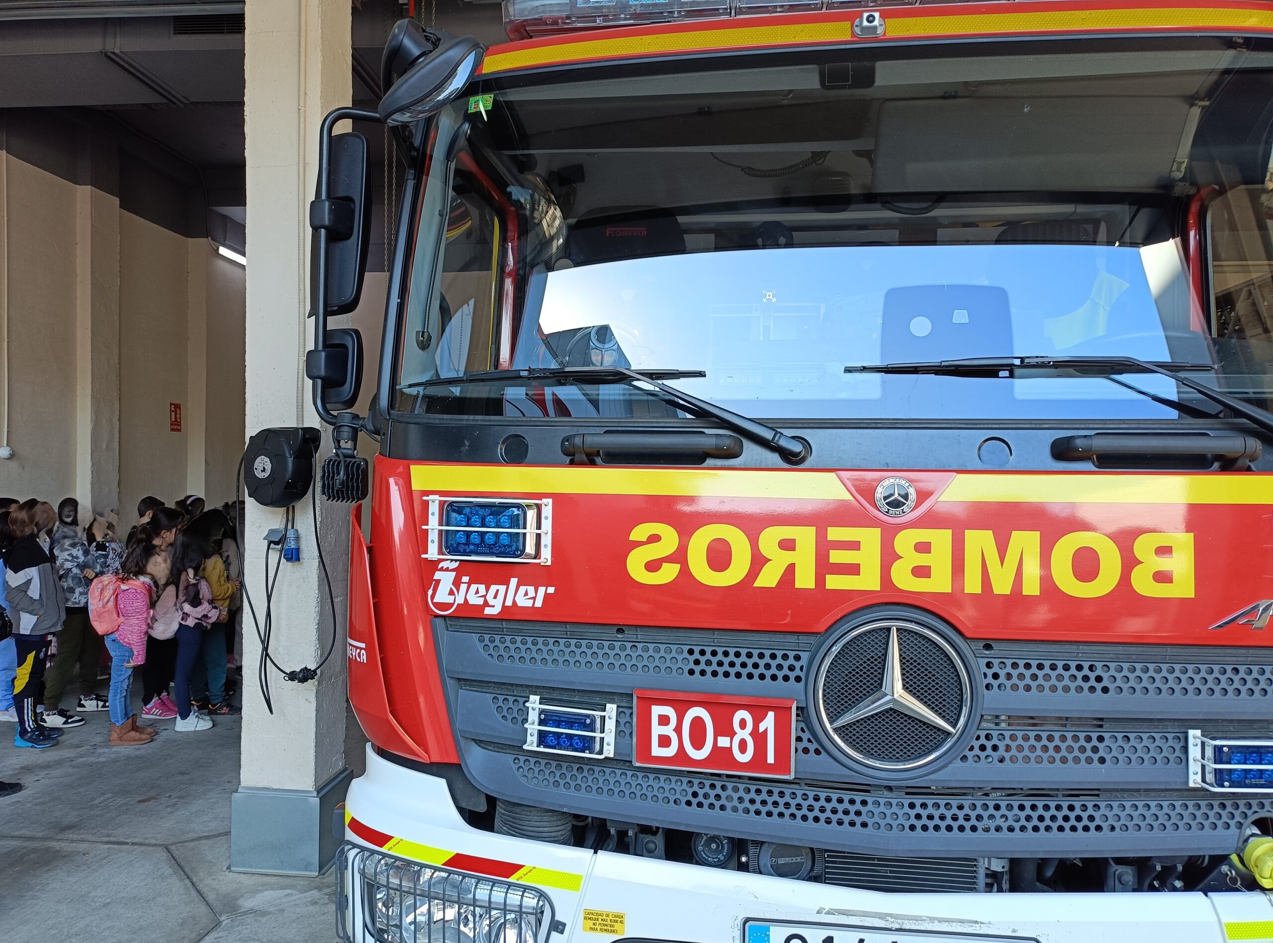 3º EP visita el Parque de Bomberos Nº 8